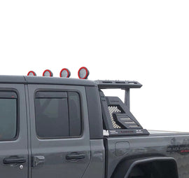 Black Horse Off Road AR2-03BA3-PLFR Armour II Roll Bar W/Basket Kit
