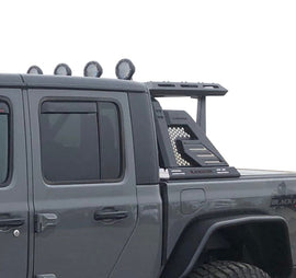 Black Horse Off Road AR2-07BA3-PLFB Armour II Roll Bar W/Basket Kit