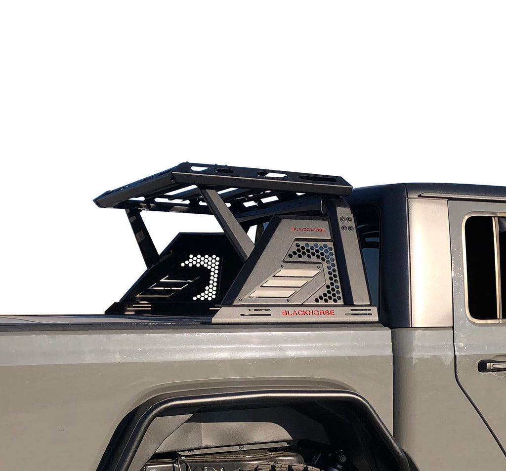 Black Horse Off Road AR2-07BA3 Armour II Roll Bar W/Basket Kit