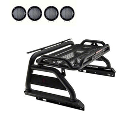 Black Horse Off Road ATRB8BK-PLFB Atlas Roll Bar Kit