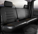 FIA SL65-11BLKBLK SL60 Series - Leatherlite Simulated Leather Custom Fit Rear Seat Cover- Black