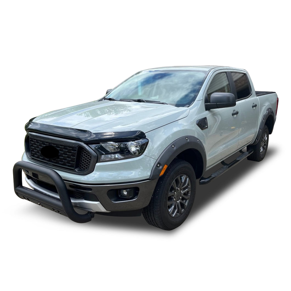 Black Horse Off Road BBFO100A-SP Matte Black Steel Skid Plate