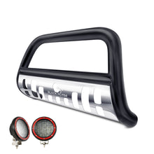 Load image into Gallery viewer, Black Horse Off Road BBHOPASBS-SP-PLFR Black Steel Skid Plate