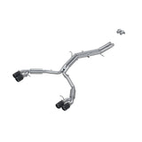 MBRP Exhaust S46073CF 2.5in. Resonator Back. Dual Rear Exhaust. T304 Stainless Steel. Quad CF Tips.