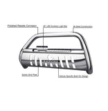 Black Horse Off Road BE-TOTA05S Stainless Steel Stainless Steel Skid Plate