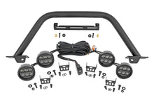 Load image into Gallery viewer, Safari Bar | 3.5" Round LED (Quad) | Black | Amber DRL | OE Modular Steel | Ford Bronco (21-26)