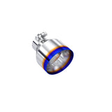 MBRP Exhaust T5190BE 2.5in ID. 5in OD Out. 6.5in Length. Single Wall. Burnt End T304 Stainless Steel.