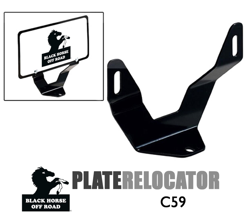 Black Horse Off Road C59 License Plate Bracket