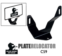 Load image into Gallery viewer, Black Horse Off Road C59 License Plate Bracket