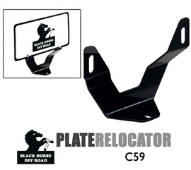 Black Horse Off Road C59 License Plate Bracket