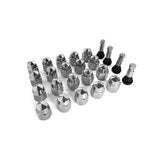 Scott Drake C5ZZ-1012-KIT STYLE STEEL RIM LUG NUT KIT
