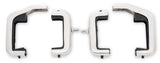 Scott Drake C6TZ-8A193-4SK Bronco Stainless Steel Radiator Bracket Set (4 Row)