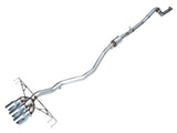 AWE Tuning 3020-52287 AWE Track Edition Exhaust for FL5 Civic Type R - Triple Chrome Silver Tips