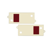 Scott Drake C7ZZ-13731-B 67-68 Deluxe Door Light Lens (Pair)