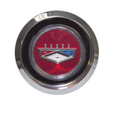 Scott Drake C9OZ-1130-RED 1969-73 Ford Magnum Hub Cap, Red