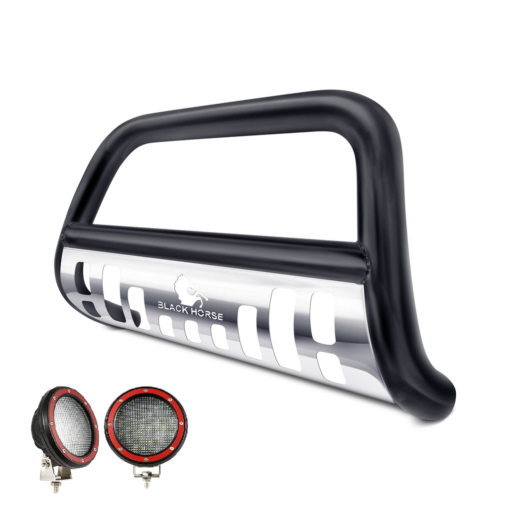 Black Horse Off Road CBBS-DOB2001SP-PLFR Black Steel Skid Plate