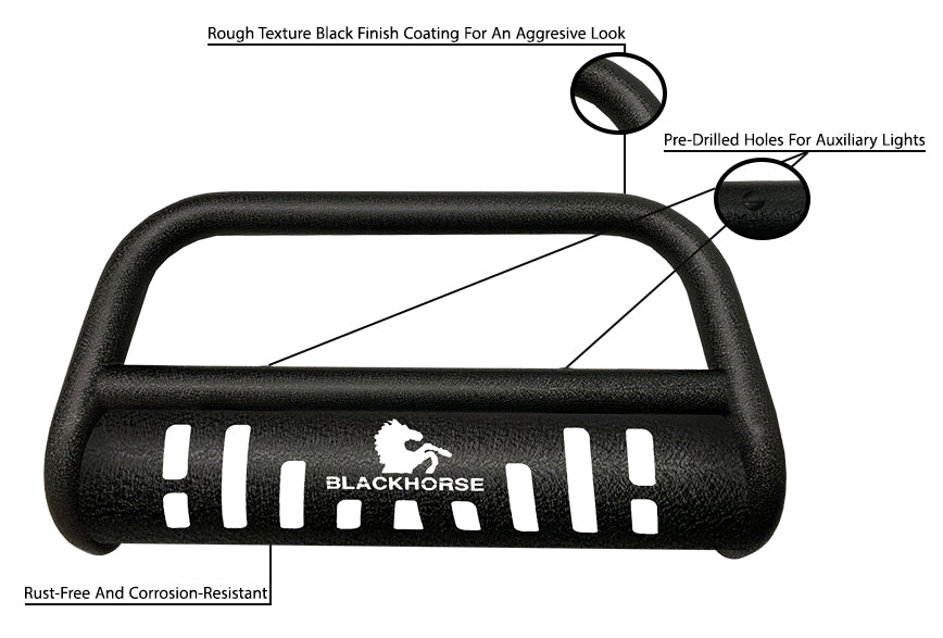 Black Horse Off Road CBT-B311SP Textured Black Steel