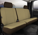 FIA SP82-19TAUPE SP80 Series - Seat Protector Poly-Cotton Custom Fit Rear Seat Cover - Taupe