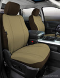 FIA SP87-38TAUPE SP80 Series - Seat Protector Poly-Cotton Custom Fit Front Seat Cover - Taupe