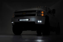 Load image into Gallery viewer, LED Light Kit | Fog Mount | 2" Black Pair | Amber DRL | Chevy Silverado 2500 HD/3500 HD (11-14)