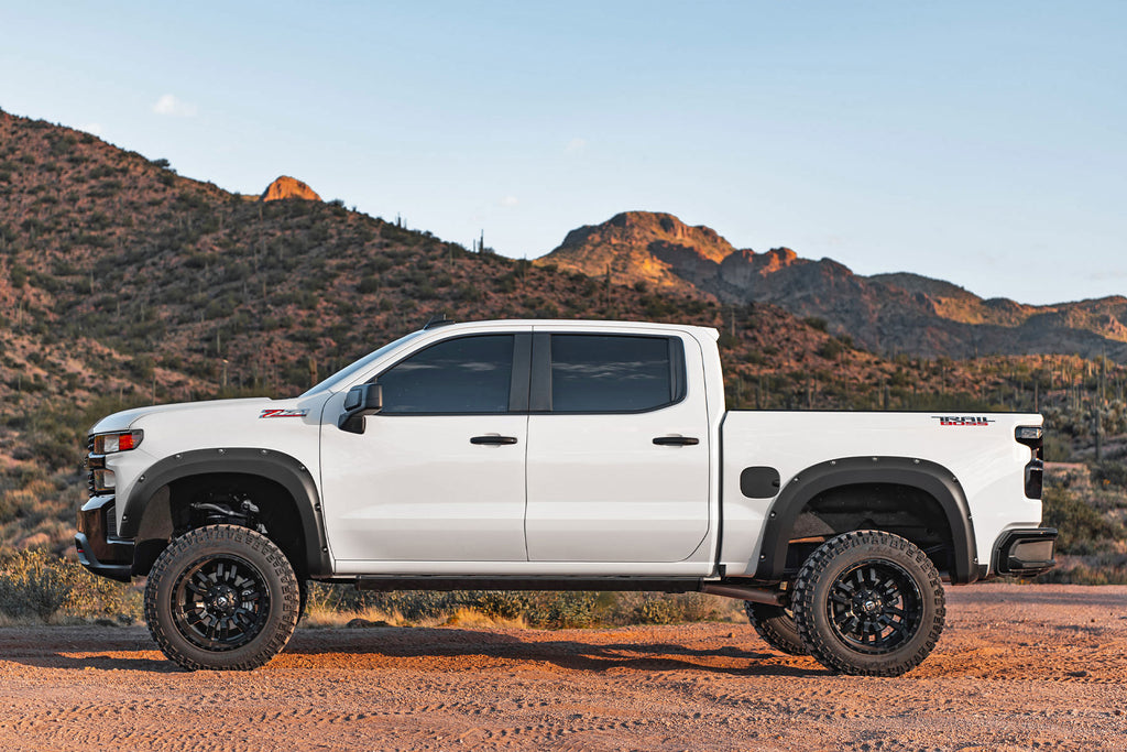 Pocket Fender Flares | G9K Satin Steel | Chevy Silverado 1500 2WD/4WD (22-26)