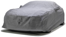 Load image into Gallery viewer, custom_car_cover_5_layer_indoor_gray_ford_tri_bar_main.jpg