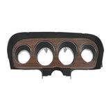 Scott Drake D0ZZ-10838-D 1970 Deluxe Instrument Bezel, Woodgrain