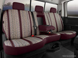 FIA TR47-3WINE TR40 Series - Wrangler Saddleblanket Custom Fit Front Seat Cover - Wine