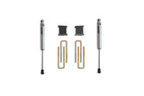 MaxTrac 901750F 4" REAR LIFT BOX KIT W/ FOX SHOCKS