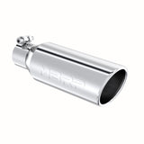 MBRP Exhaust T5150 4in. OD. 2.5in. inlet. 12in. in length. Clampless-no weld T304.