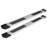 Raptor Series 1702-0051 6 in OEM Style Slide Track Running Boards Brushed Aluminum