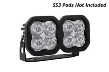 Load image into Gallery viewer, dd6610_ss3_2_pod_frame_bracket_assembled_angled_white_labeled.jpg