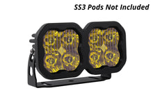 Load image into Gallery viewer, dd6610_ss3_2_pod_frame_bracket_assembled_angled_yellow_labeled.jpg