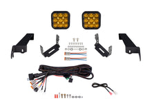 Load image into Gallery viewer, dd7290_jeep_jl_ss5_sport_bumper_kit_yellow_driving_1.jpg