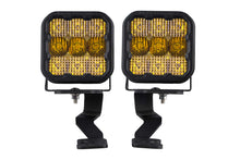 Load image into Gallery viewer, dd7400_2022_toyota_tundra_ditch_light_bracket_pro_yellow_combo_ss5_straight.jpg