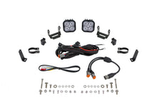 Load image into Gallery viewer, dd7704_roll_bar_1.75in_bumper_kit_ss3_sport_white_fog_abl.jpg