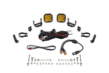 Load image into Gallery viewer, dd7719_roll_bar_2in_bumper_kit_ss3_sport_yellow_fog_abl.jpg