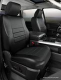 FIA SL68-40BLKBLK SL60 Series - Leatherlite Simulated Leather Custom Fit Front Seat Cover- Black