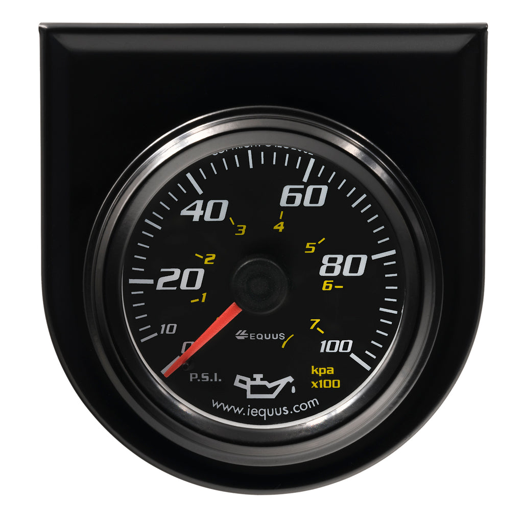 EQUUS E6244 GAUGE  OIL PRESSURE  2'  0-100PSI