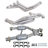 BBK Performance Parts 15163 79-93 MUSTANG 5.0 1-5/8 LONG TUBE HEADERS PLUS MID PIPE (SILVER CERAMIC)