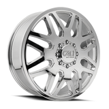 Cali Offroad 9115D-24879CF115 CALI OFF-ROAD-OFFROAD INVADER DUALLY 9115D CHROME 24X8.25 8-210 115MM 154.2MM