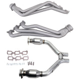 BBK Performance Parts 16423 15-17 MUSTANG V6 1-3/4 LONG TUBE HEADERS PLUS SHORT MID PIPE (TITANIUM CERAMIC)