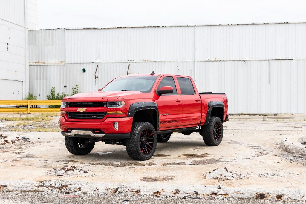 Defender Fender Flares | 5'9" Bed  | G1K Deep Ocean Blue | Chevy Silverado 1500 (14-18)