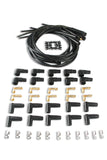 ACCEL 4040K, Spark Plug Wires, Super Stock, Spiral Core, 8mm, Black, Set