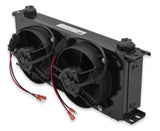 Earl's Performance FP820ERL Earl's UltraPro Oil Cooler w/ Dual Fan Pack - 20 Rows - Extra-Wide Cooler