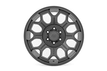 Load image into Gallery viewer, Rough Country 77 Series Wheel | One-Piece | Gunmetal Gray | 20x9 | 6x135 | 0mm
