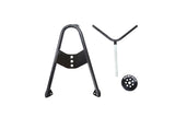 Fabtech FTT10002BK SPARE TIRE MNT ANGLED BLACK.