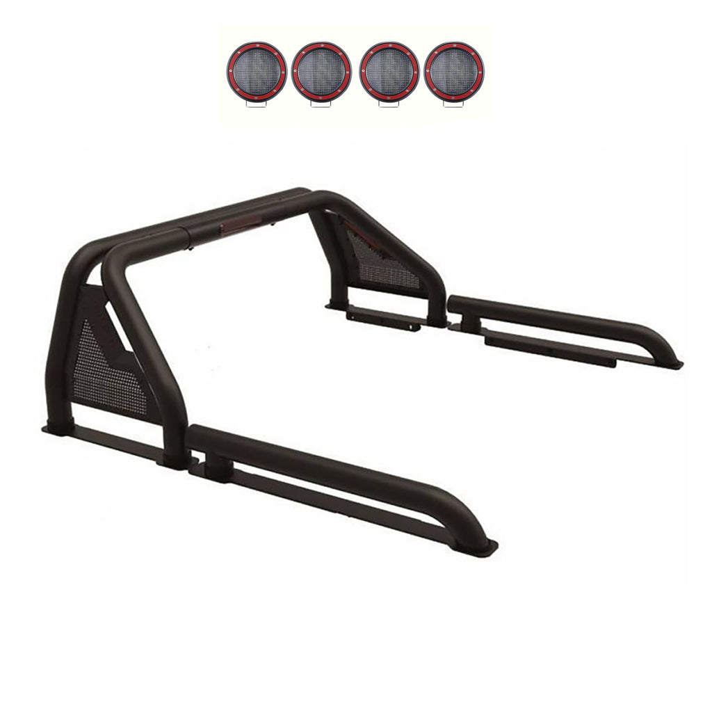 Black Horse Off Road GLRB-01B-PLFR Gladiator Roll Bar Kit