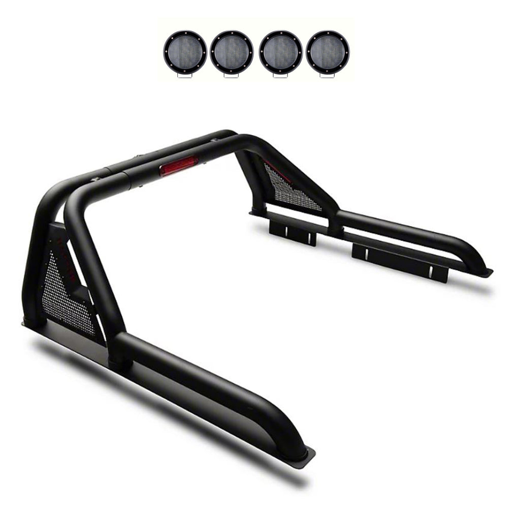 Black Horse Off Road GLRB-03B-PLFB Gladiator Roll Bar Kit