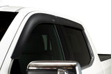 Husky Liners 2867036 Low Profile Ventvisor Deflector; Matte Black; In-Channel Mount; 4 pc.
